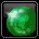 Блестящий зеленый камень